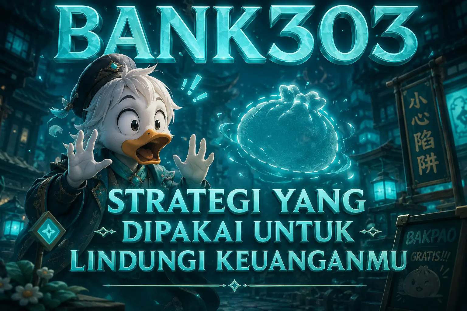 Seseorang mempelajari strategi perlindungan keuangan digital